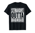 Straight Outta Baghdad Distressed T-Shirt - Trendy Graphic for Adults - T-Shirt, Sweatshirt, Hoodie