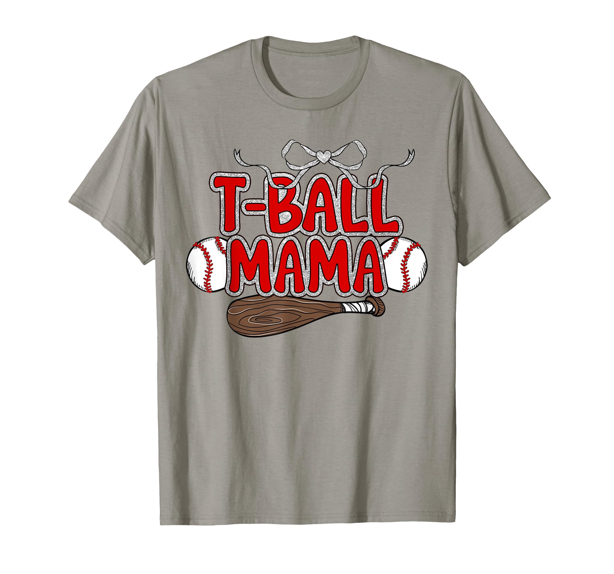 T Ball Mama Baseball Ballpark Softball T-Shirt - Graphic Print Men Women - T-Shirt, Sweatshirt, Hoodie