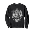 Skull Cat Skeleton Kitty Kitten Sweatshirt - Graphic Print for Adults - T-Shirt, Sweatshirt, Hoodie