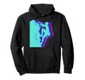 Glitch Art Rock Climber Silhouette Hoodie - Streetwear Style for Adults - T-Shirt, Sweatshirt, Hoodie