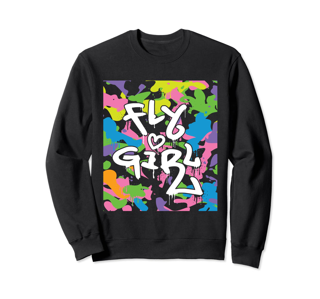 Fly Camo Old School Hip Hop Dancing Sweatshirt - Aesthetic Graphic Unisex - T-Shirt, Sweatshirt, Hoodie