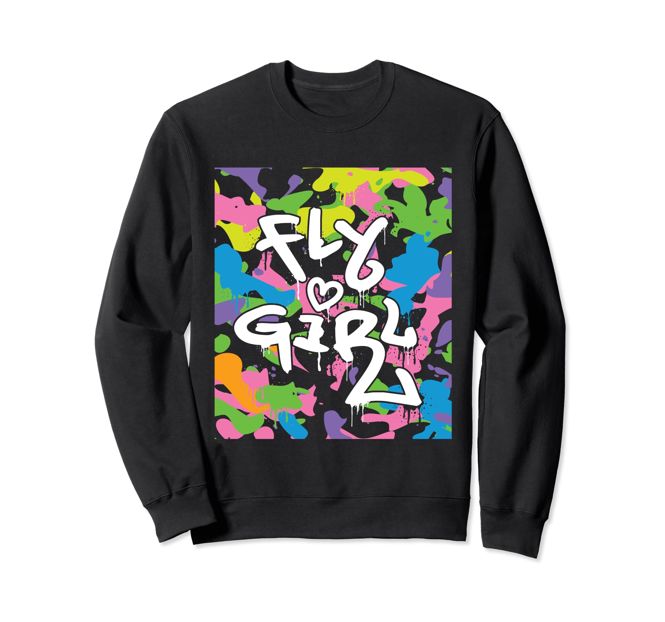 Fly Camo Old School Hip Hop Dancing Sweatshirt - Aesthetic Graphic Unisex - T-Shirt, Sweatshirt, Hoodie