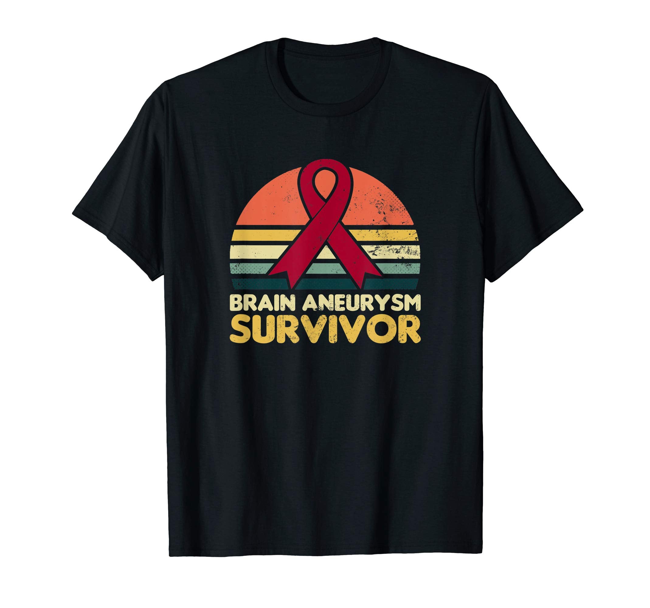 Aneurysm Survivor Sunset Gift T-Shirt - Unique Graphic for Adults - T-Shirt, Sweatshirt, Hoodie