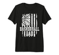 Usa Flag Basketball Dad Basketball Game T-Shirt - Aesthetic Graphic Unisex - T-Shirt, Sweatshirt, Hoodie