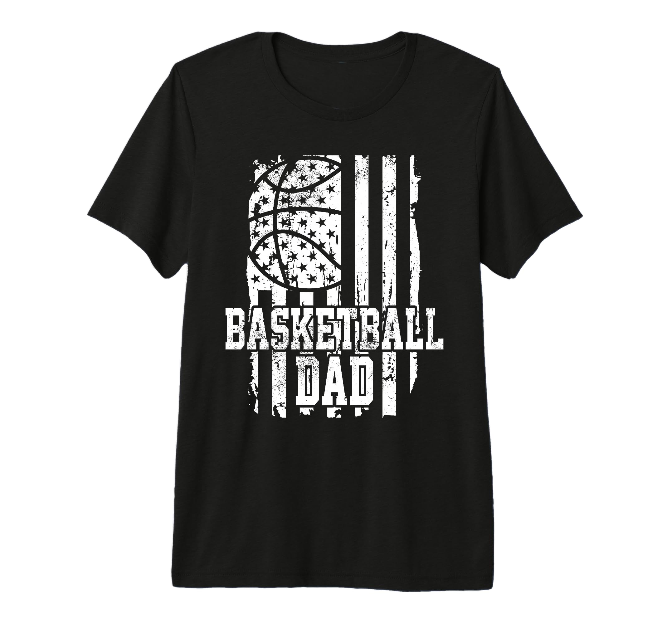 Usa Flag Basketball Dad Basketball Game T-Shirt - Aesthetic Graphic Unisex - T-Shirt, Sweatshirt, Hoodie