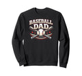 Baseball Dad Sweatshirt - Unique Graphic Unisex - T-Shirt, Sweatshirt, Hoodie