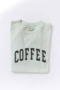Coffee Mineral Washed Graphic Top - Adult & Kids T-Shirts, Sweatshirts & Hoodies apparel design preview 1