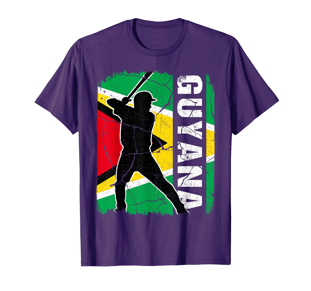 Guyanese Baseball Player Guyana T-Shirt - Casual Everyday Wear Men Women - T-Shirt, Sweatshirt, Hoodie