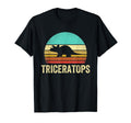 Triceratops Sunset Dinosaur T-Shirt - Graphic Print for Adults - T-Shirt, Sweatshirt, Hoodie