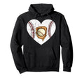 Baseball Heart Mom Mama Mothers Day Hoodie - Novelty Apparel Unisex - T-Shirt, Sweatshirt, Hoodie
