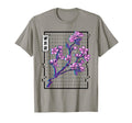 Cherry Blossom Glitch Pastel Japan Art T-Shirt - Unique Graphic Men Women - T-Shirt, Sweatshirt, Hoodie