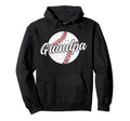 Grandpa Baseball Player Grandfather Hoodie - Novelty Apparel for Adults - T-Shirt, Sweatshirt, Hoodie