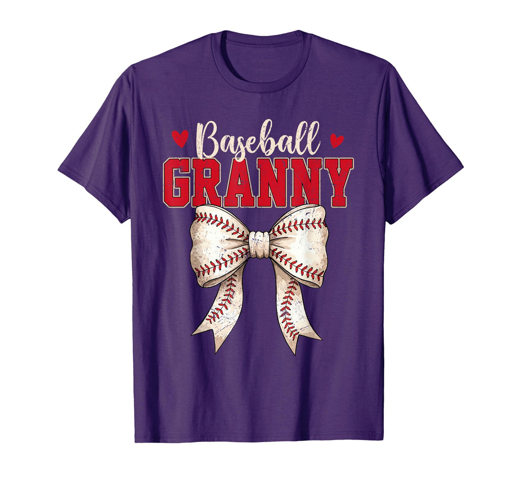 Baseball Granny Coquette Bow Game Day T-Shirt - Streetwear Style Unisex - T-Shirt, Sweatshirt, Hoodie