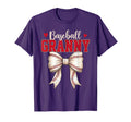Baseball Granny Coquette Bow Game Day T-Shirt - Streetwear Style Unisex - T-Shirt, Sweatshirt, Hoodie