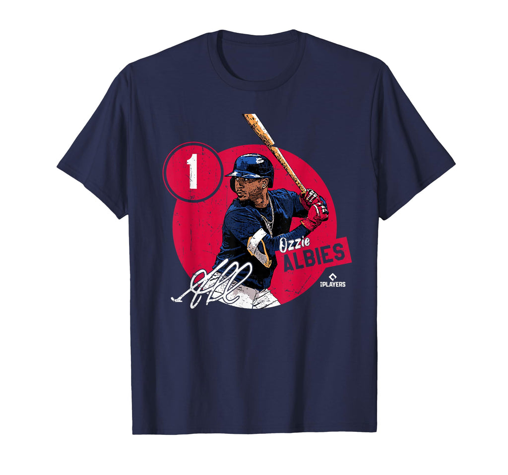Ozzie Albies Atlanta Baseball Mlb T-Shirt - Aesthetic Graphic Men Women - T-Shirt, Sweatshirt, Hoodie