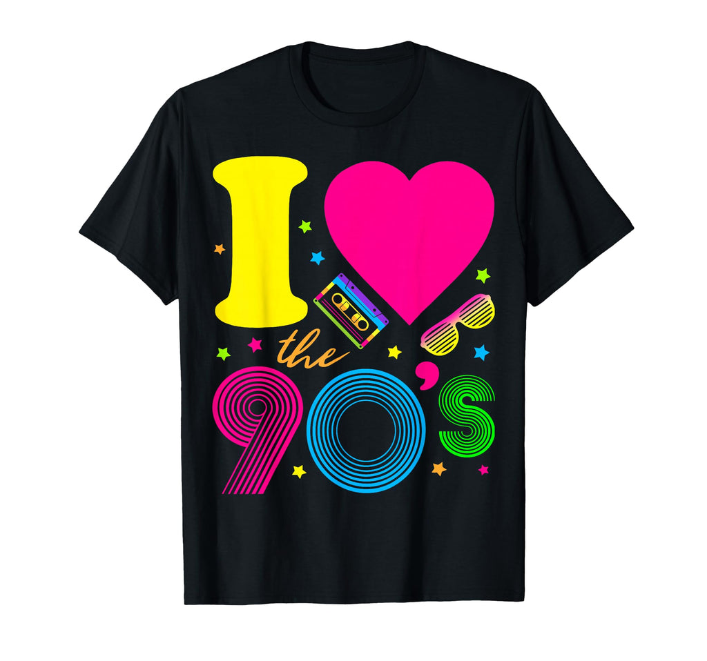 1990S 90S I Heart Nineties T-Shirt - Trendy Graphic for Adults - T-Shirt, Sweatshirt, Hoodie
