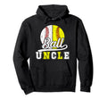 Ball Uncle Softball Baseball Uncle Hoodie - Trendy Graphic Men Women - T-Shirt, Sweatshirt, Hoodie