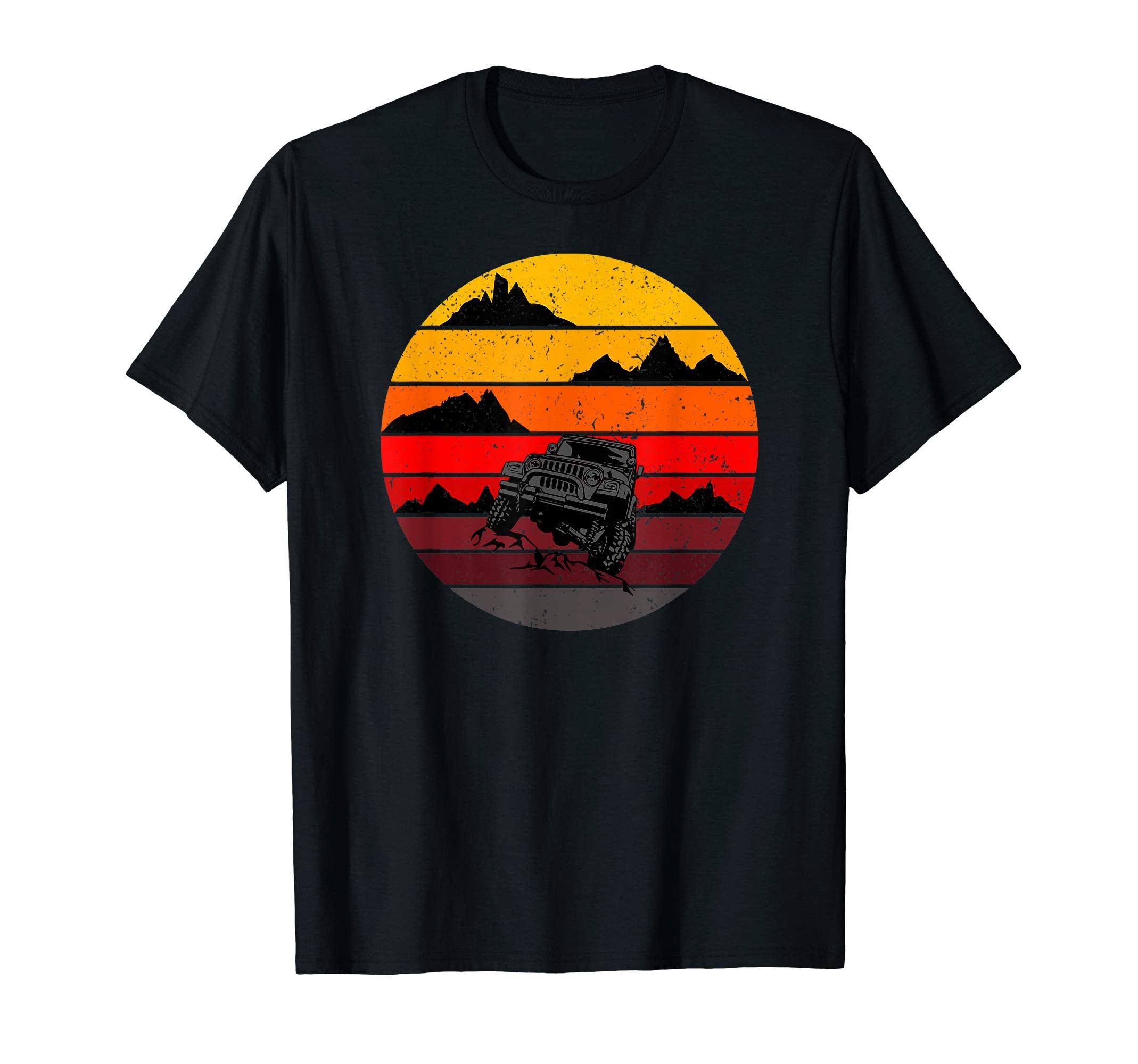4X4 Sunset Off Road T-Shirt - Aesthetic Graphic for Adults - T-Shirt, Sweatshirt, Hoodie