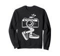 Funny Camera Costume Photographer Sweatshirt - Novelty Apparel Unisex - T-Shirt, Sweatshirt, Hoodie