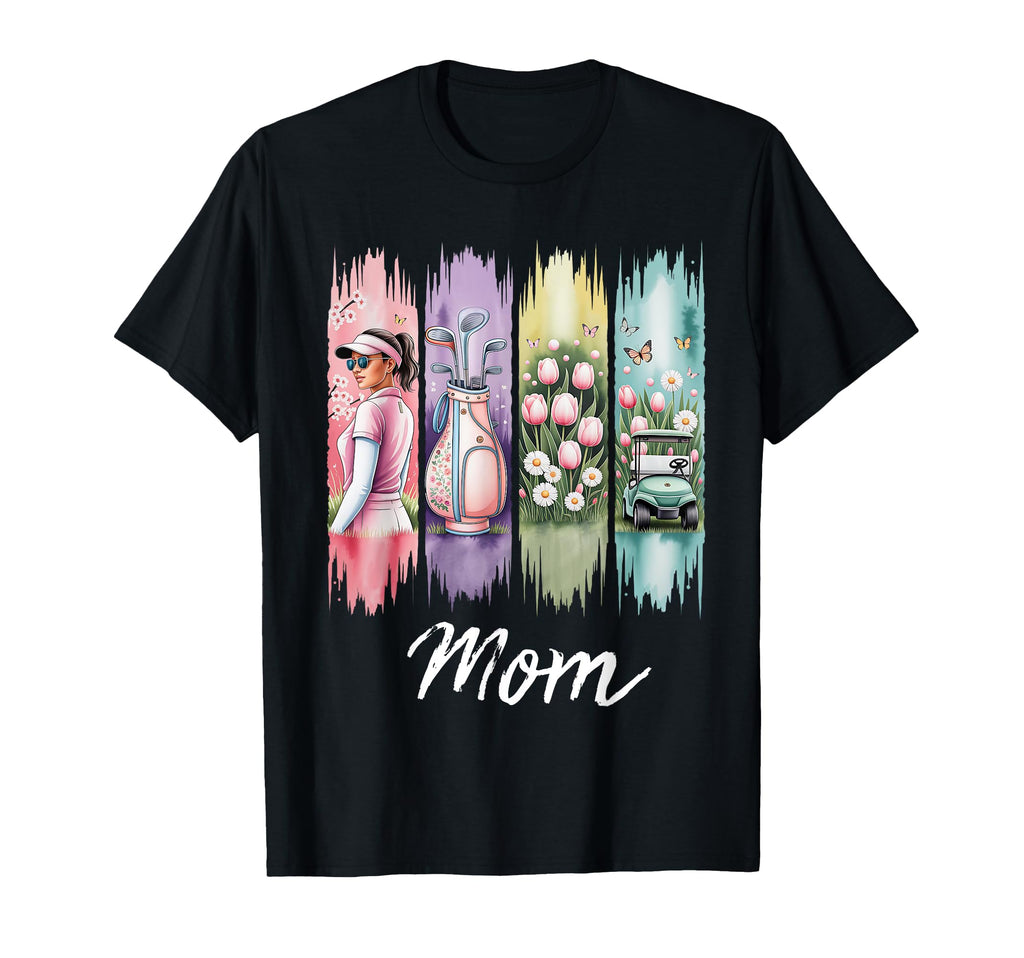 Golf Coquette Bow Golf Ball Mom Game T-Shirt - Minimalist Print for Adults - T-Shirt, Sweatshirt, Hoodie