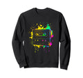 80S 90S Party Disguise Cassette Tape Sweatshirt - Graphic Print Unisex - T-Shirt, Sweatshirt, Hoodie