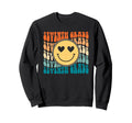 Boho Groovy Smile 7Th Seventh Sweatshirt - Custom Art Print for Adults - T-Shirt, Sweatshirt, Hoodie