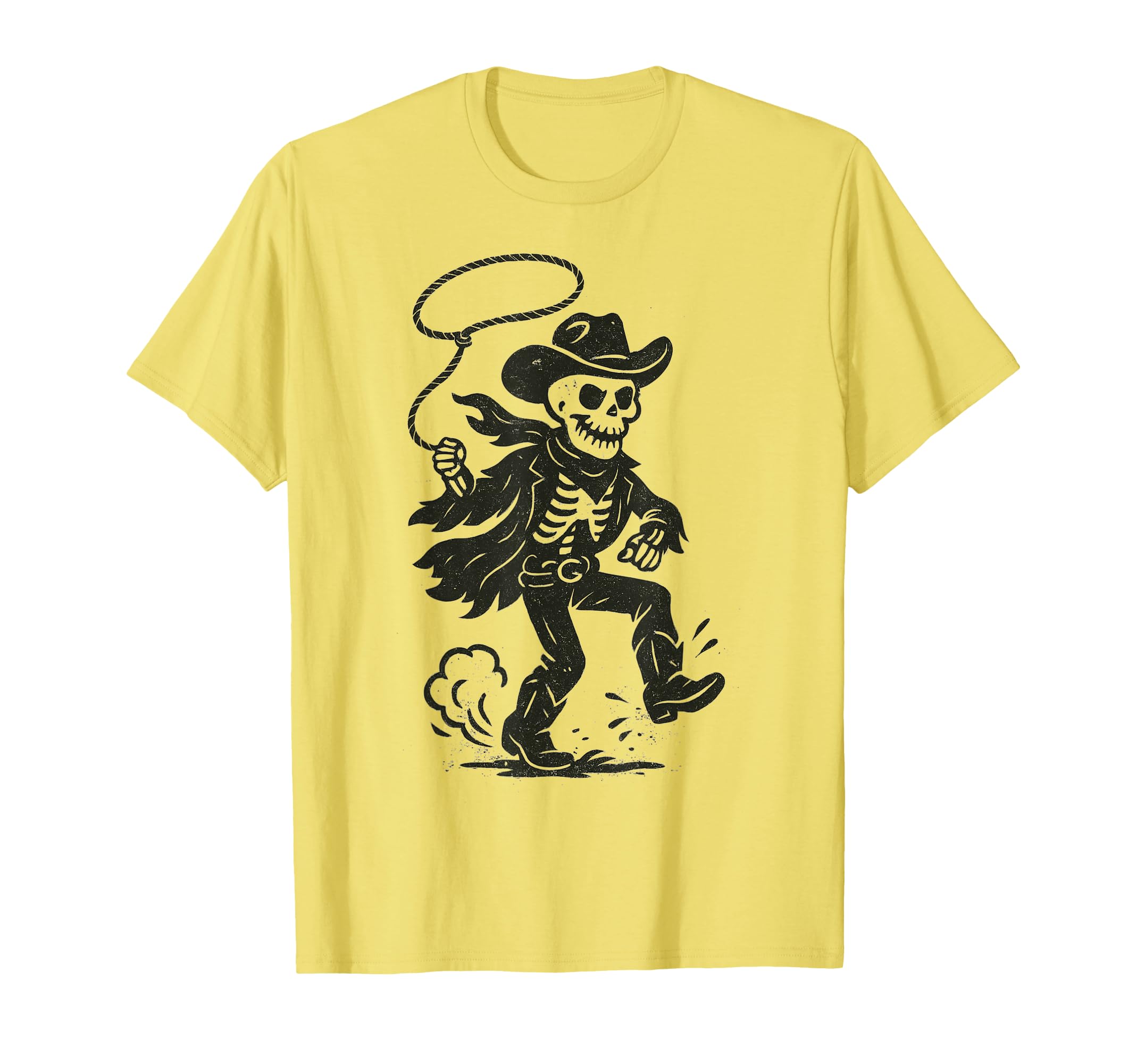 Skeleton Cowboy Western Country T-Shirt - Trendy Graphic Unisex - T-Shirt, Sweatshirt, Hoodie