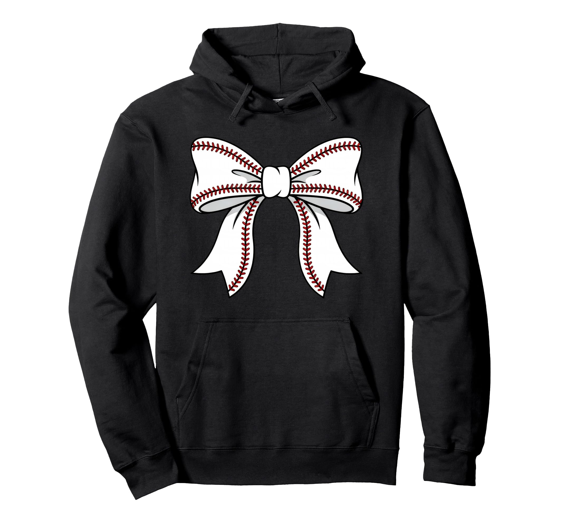 Baseball Bow Mothers Day Baseball Mom Hoodie - Aesthetic Graphic Unisex - T-Shirt, Sweatshirt, Hoodie