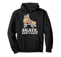 Colorful Roller Skate Hoodie - Minimalist Print Unisex - T-Shirt, Sweatshirt, Hoodie