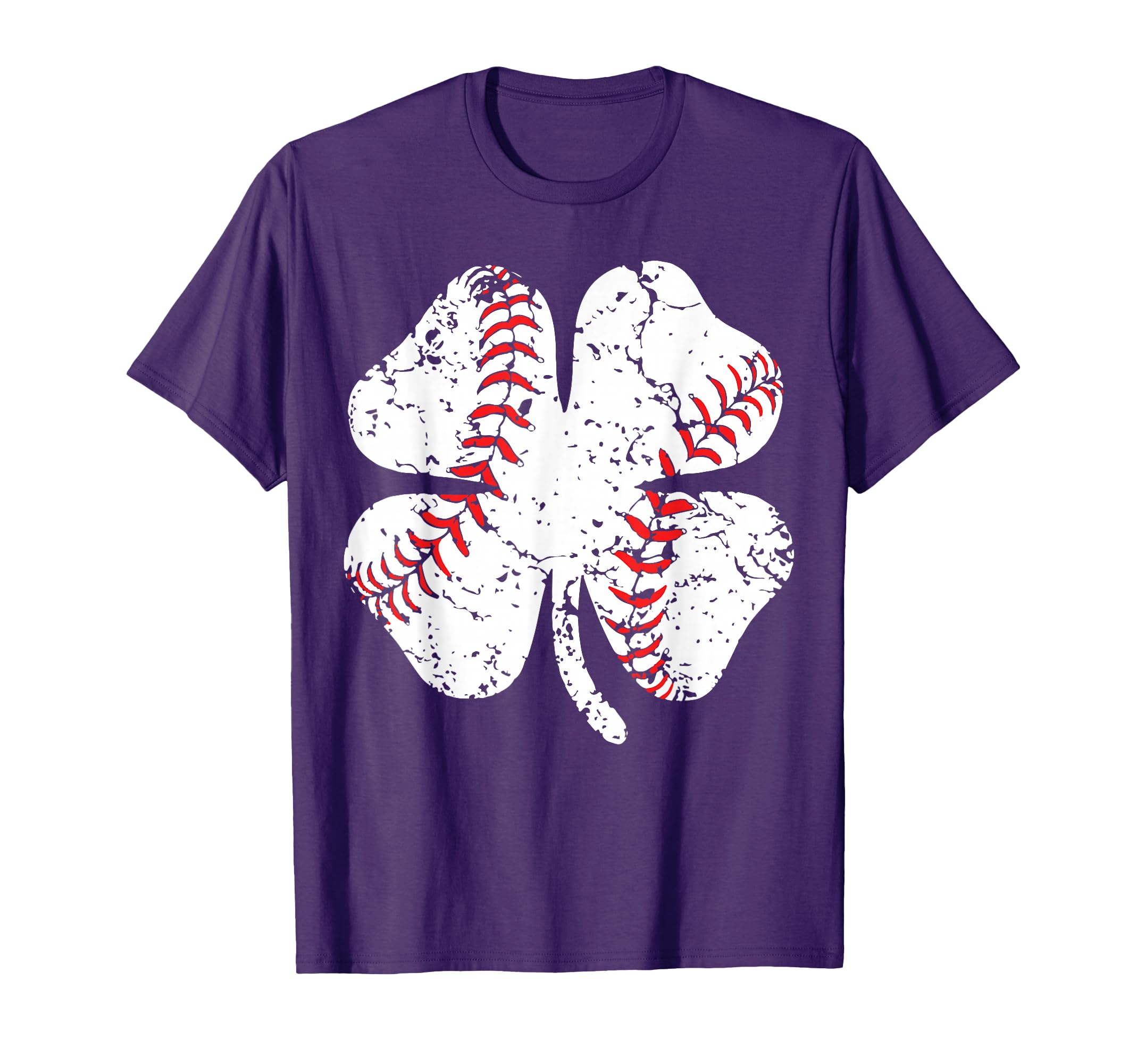 Baseball Shamrock St Patricks Day T-Shirt - Minimalist Print for Adults - T-Shirt, Sweatshirt, Hoodie