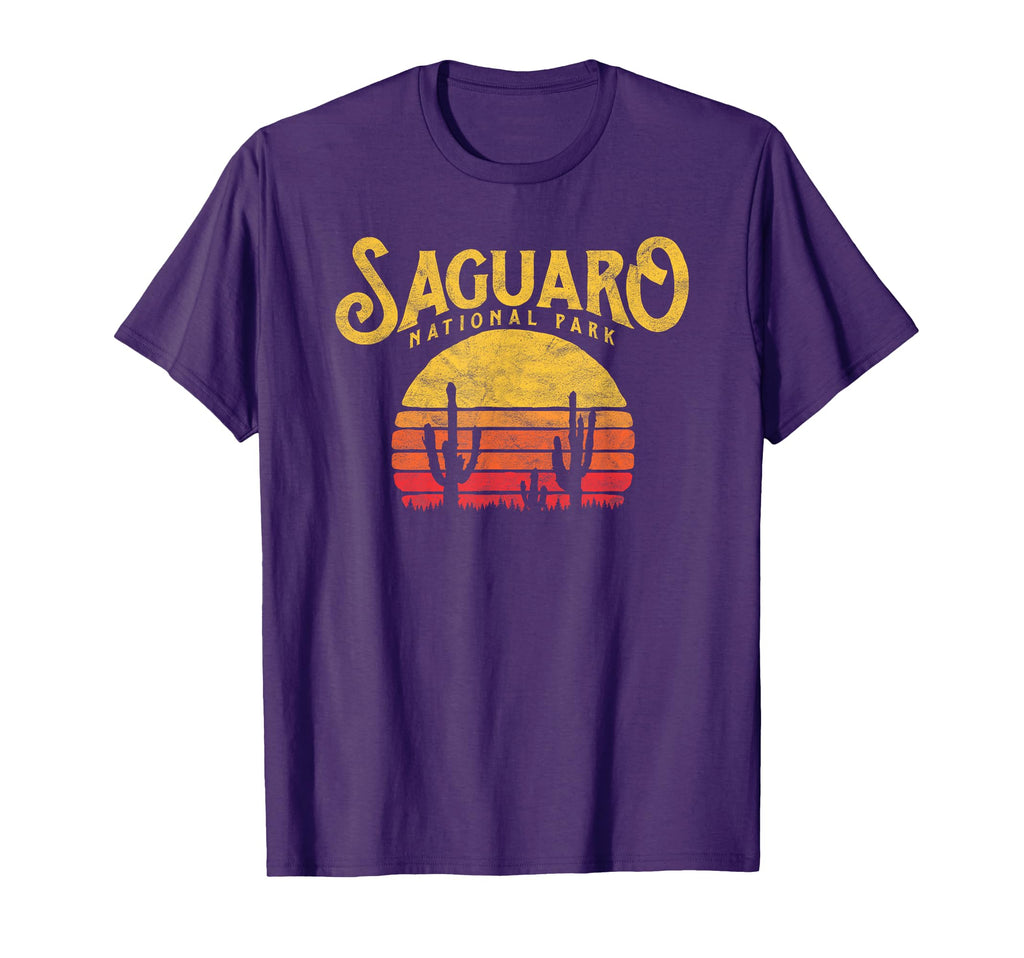 Saguaro National Park Cactus Sun T-Shirt - Minimalist Print for Adults - T-Shirt, Sweatshirt, Hoodie