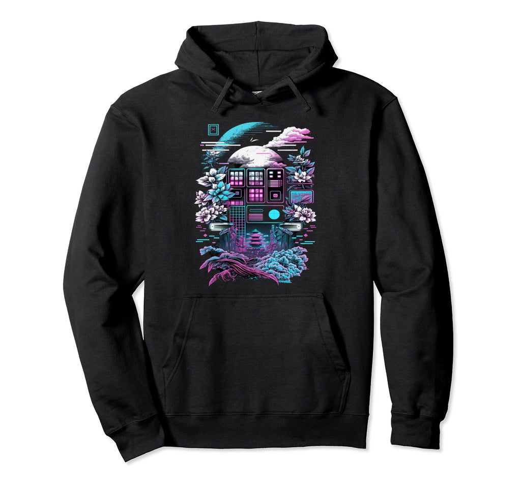 Vaporwave Aesthetics Psychedelic Hoodie - Streetwear Style Unisex - T-Shirt, Sweatshirt, Hoodie