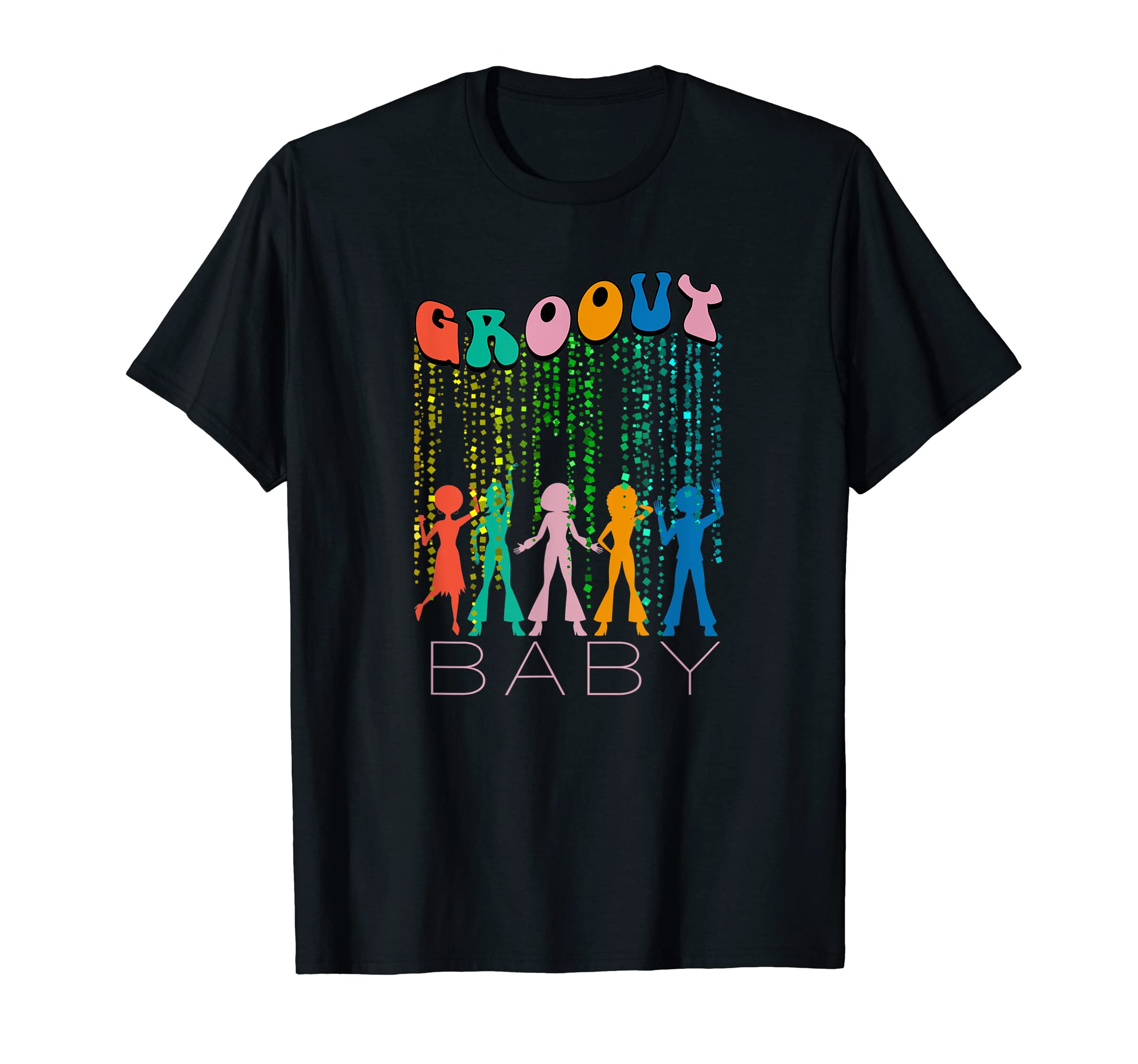 Groovy 70S Disco Vibes Party Chick T-Shirt - Graphic Print Unisex - T-Shirt, Sweatshirt, Hoodie