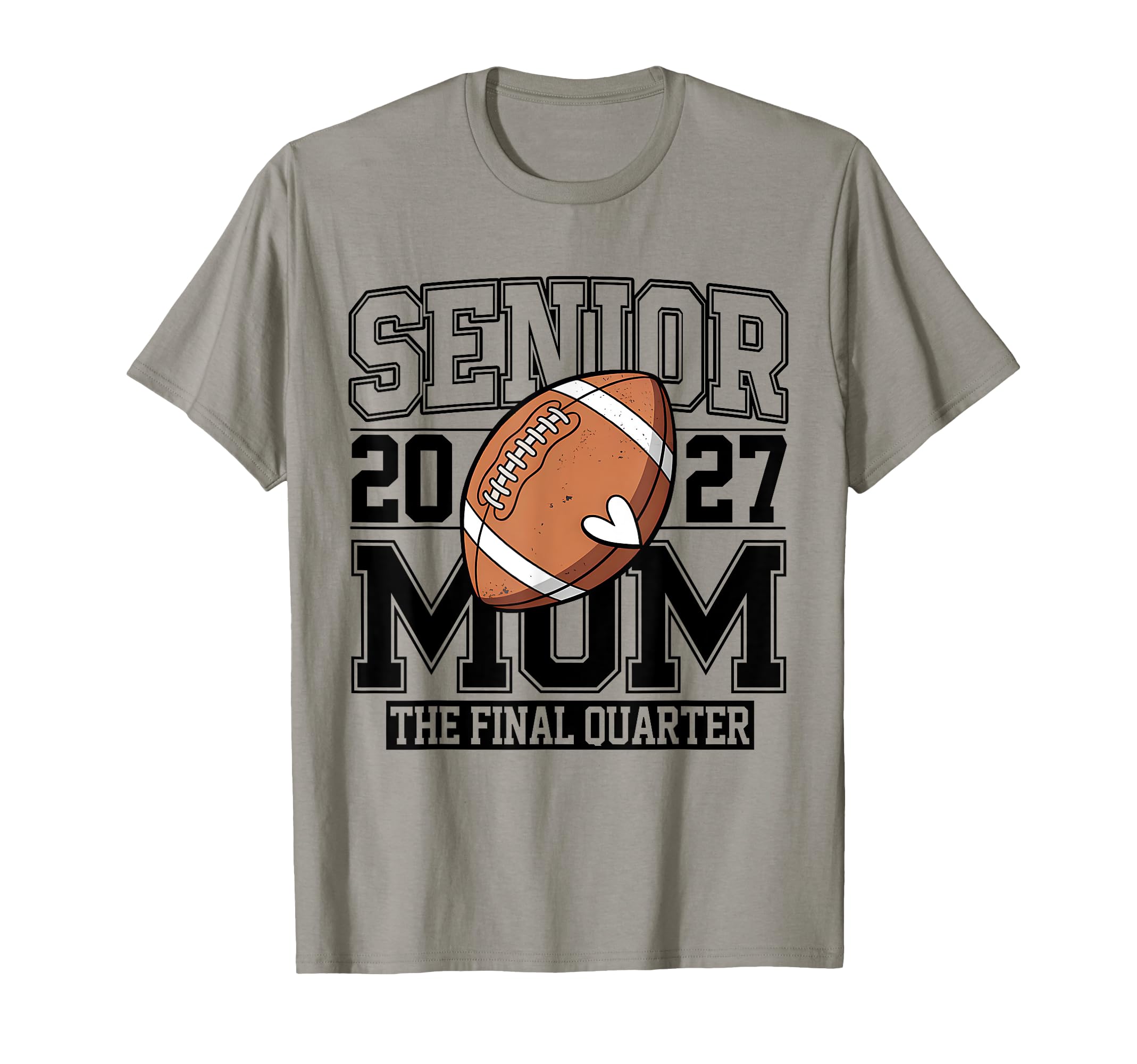 Senior Football Mom Football Mama Game Day T-Shirt - Graphic Print Unisex - T-Shirt, Sweatshirt, Hoodie