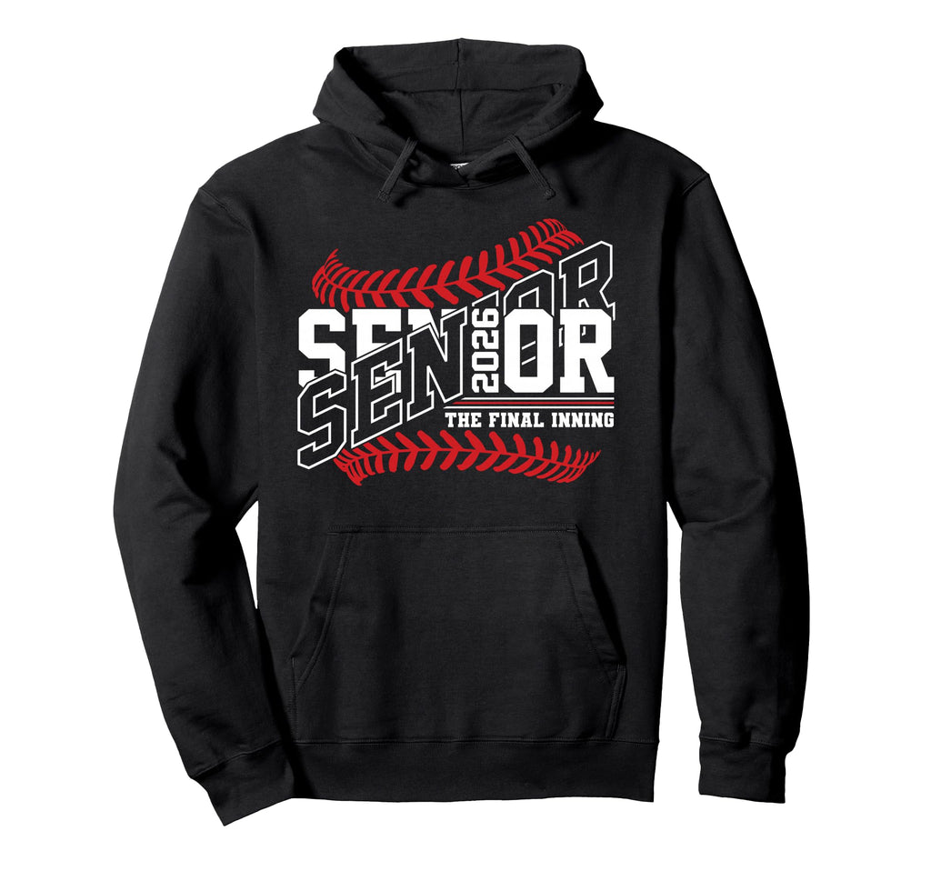 Baseball Senior Mom 2026 Final Hoodie - Aesthetic Graphic for Adults - T-Shirt, Sweatshirt, Hoodie