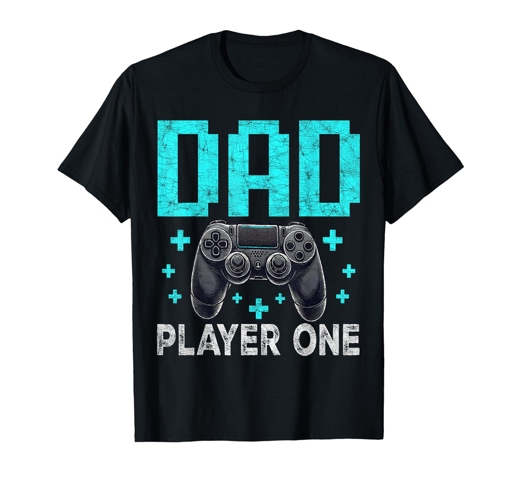 Gamer Dad Fathers Day Dad Player One T-Shirt - Fun Novelty Design Unisex - T-Shirt, Sweatshirt, Hoodie