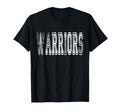 Warriors Mascot Distressed School T-Shirt - Fun Novelty Design for Adults - T-Shirt, Sweatshirt, Hoodie