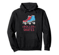 Colorful Roller Skates Illustration Hoodie - Novelty Apparel for Adults - T-Shirt, Sweatshirt, Hoodie