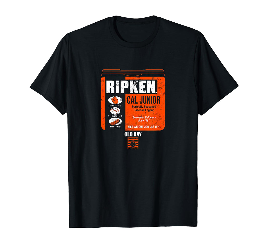 Cal Ripken Jr Old Bay Can Baltimore T-Shirt - Minimalist Print Men Women - T-Shirt, Sweatshirt, Hoodie