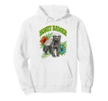 Honey Badger Groovy Floral Watercolor Hoodie - Unique Graphic Men Women - T-Shirt, Sweatshirt, Hoodie