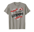 Personalized Baseball Heart Grammy T-Shirt - Novelty Apparel Unisex - T-Shirt, Sweatshirt, Hoodie
