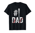 Number One Baseball Dad Fathers Day T-Shirt - Fun Novelty Design Men Women - T-Shirt, Sweatshirt, Hoodie