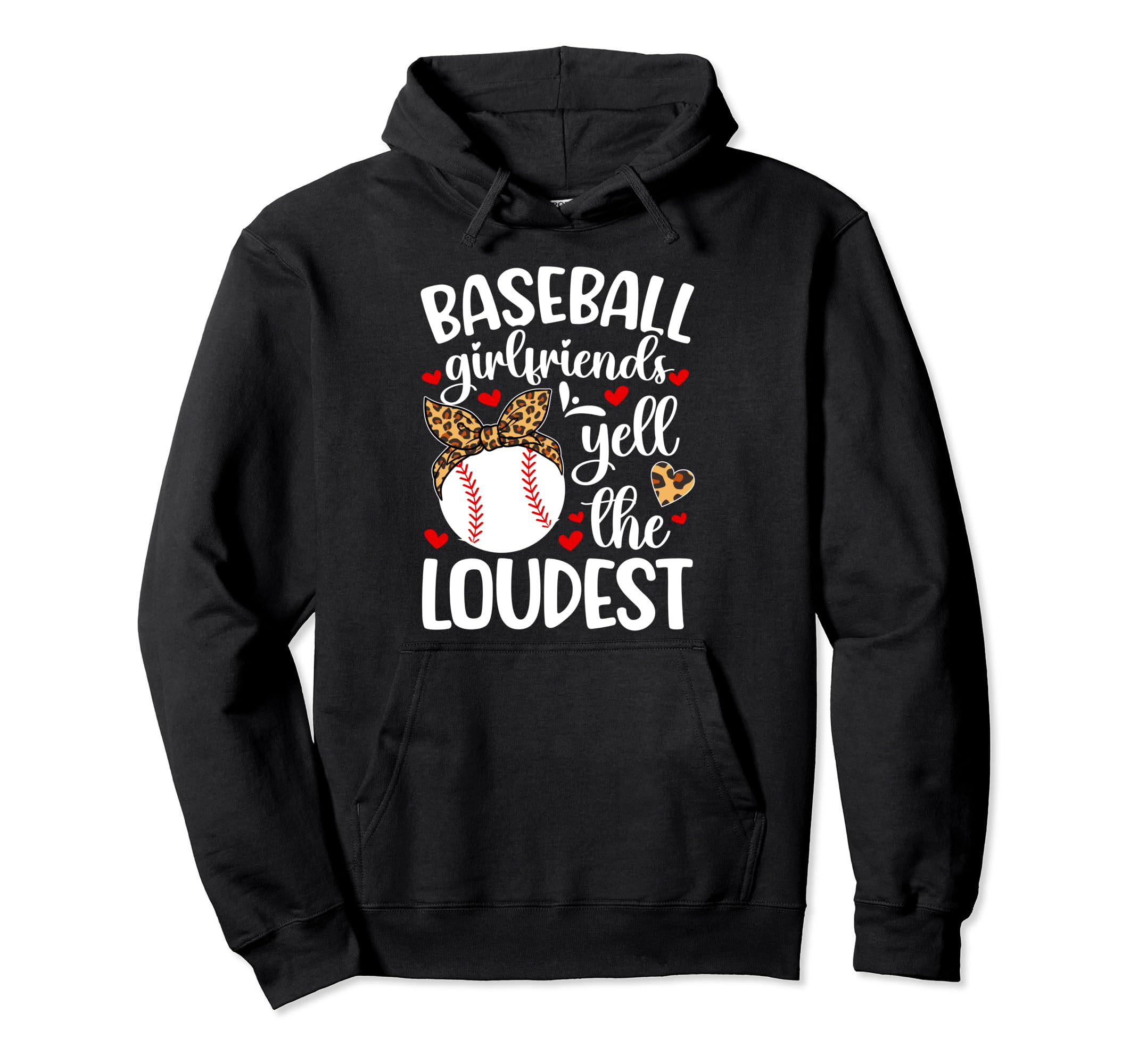 Baseball Girlfriend Funny Baseball Hoodie - Trendy Graphic for Adults - T-Shirt, Sweatshirt, Hoodie