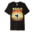 1990 Surfing Sunset 90S Aesthetic T-Shirt - Custom Art Print Unisex - T-Shirt, Sweatshirt, Hoodie