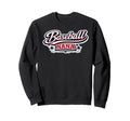Baseball Nana Script Red White Sweatshirt - Minimalist Print Men Women - T-Shirt, Sweatshirt, Hoodie