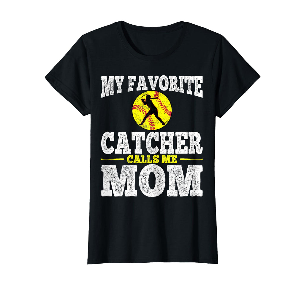 My Favorite Catcher Calls Me Mom T-Shirt - Graphic Print Men Women - T-Shirt, Sweatshirt, Hoodie