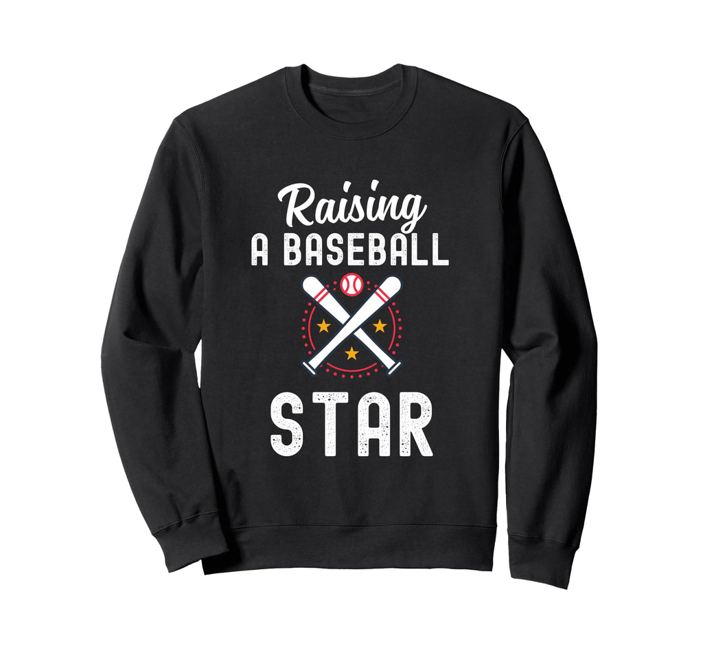 Baseball Mom Life Raising Baseball Sweatshirt - Graphic Print for Adults - T-Shirt, Sweatshirt, Hoodie