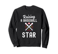 Baseball Mom Life Raising Baseball Sweatshirt - Graphic Print for Adults - T-Shirt, Sweatshirt, Hoodie
