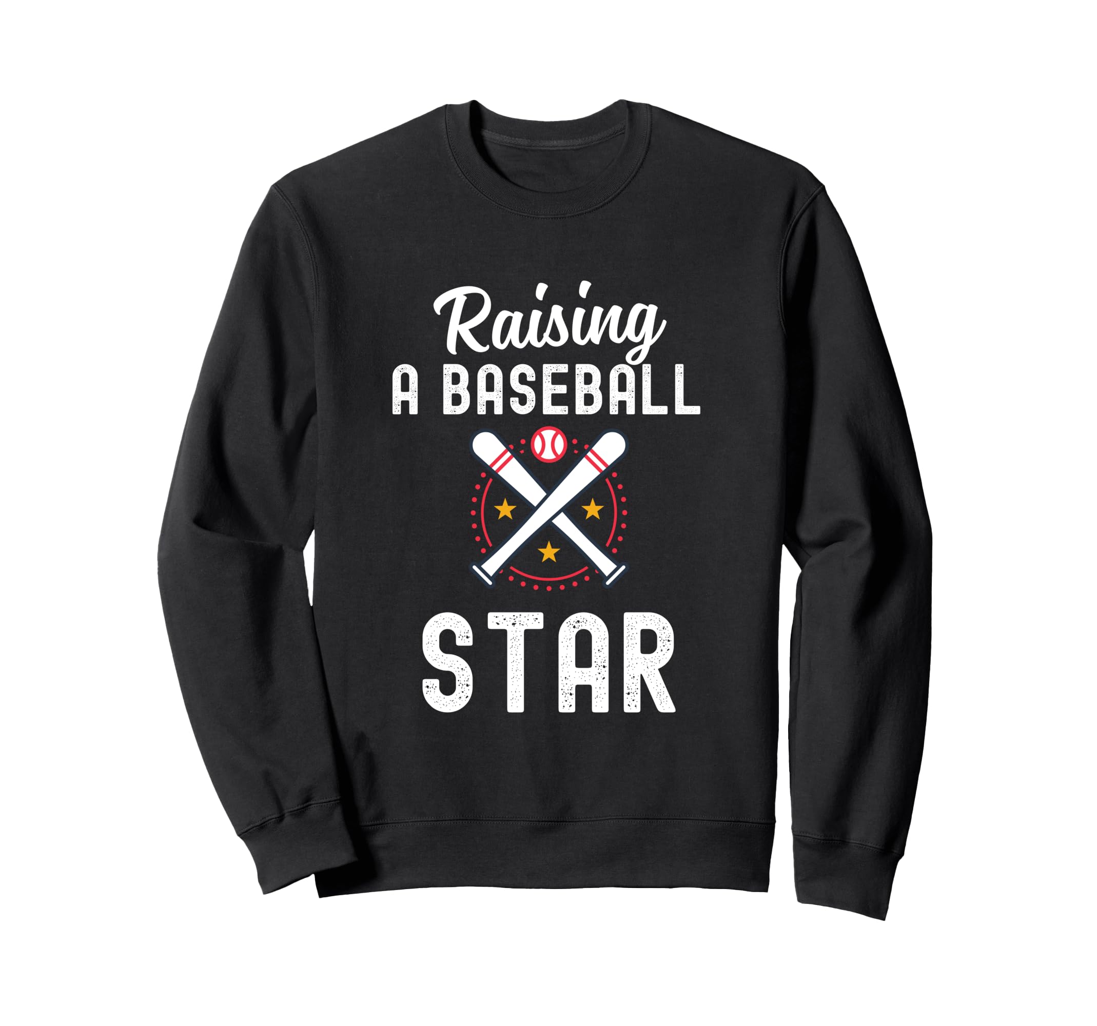 Baseball Mom Life Raising Baseball Sweatshirt - Graphic Print for Adults - T-Shirt, Sweatshirt, Hoodie