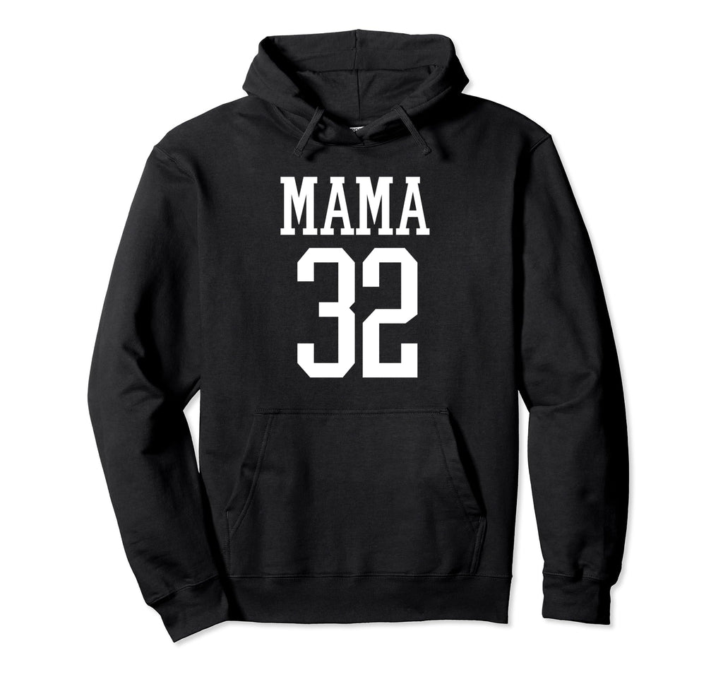 Number 32 Mama Biggest Fan Spirit Wear Hoodie - Trendy Graphic for Adults - T-Shirt, Sweatshirt, Hoodie